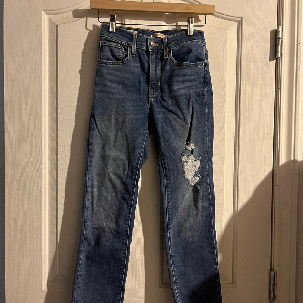 Levi's Women's Blue Straight Leg Jeans